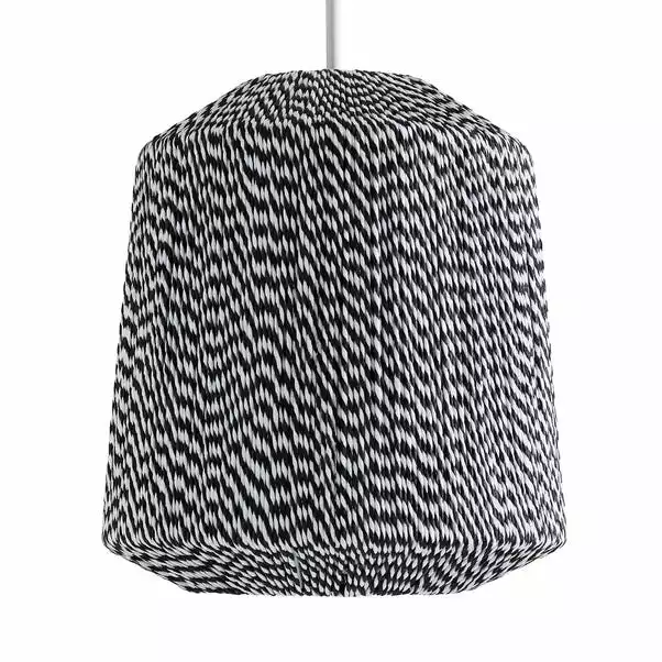 Dunelm Victor Black And White String Easy Fit Pendant 6 Dunelm Victor Black And White String Easy Fit Pendant - Image 4