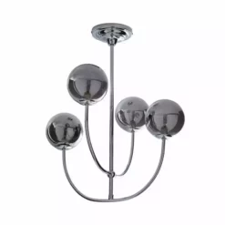 Dunelm Gigi Chrome Ceiling Fitting 12 Dunelm Gigi Chrome Ceiling Fitting -Cheap wall lights Store 1000180652 alt05