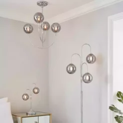 Dunelm Gigi Chrome Ceiling Fitting 13 Dunelm Gigi Chrome Ceiling Fitting -Cheap wall lights Store 1000180652 alt08