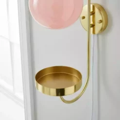 Dunelm Gigi Easy Fit Plug In Pink Wall Light -Cheap wall lights Store 1000180653 alt03