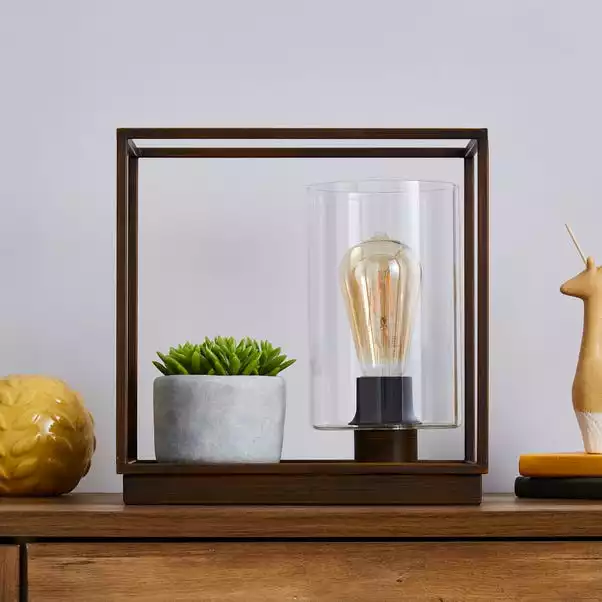 Dunelm London Shelf Table Lamp Bronze Industrial 4 Dunelm London Shelf Table Lamp Bronze Industrial - Image 2