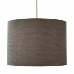 Dunelm Grey Santos Velvet Corduroy Shade -Cheap wall lights Store 1000181102 alt05