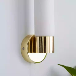 Dunelm Porto Bathroom Wall Light Brass -Cheap wall lights Store 1000182551 alt03