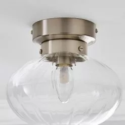 Dunelm Voyager Bathroom Flush Ceiling Fitting -Cheap wall lights Store 1000182559 alt03