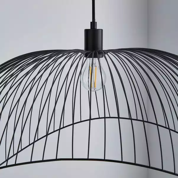 Elements Jaula 70cm Ceiling Fitting Black 5 Elements Jaula 70cm Ceiling Fitting Black - Image 3