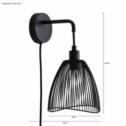 Elements Jaula Wall Light Black 13 Elements Jaula Wall Light Black -Cheap wall lights Store 1000182574 alt07