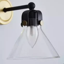 Dunelm Paulson Bathroom Wall Light Antique Brass -Cheap wall lights Store 1000182579 alt02