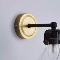 Dunelm Paulson Bathroom Wall Light Antique Brass -Cheap wall lights Store 1000182579 alt03