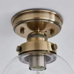 Dunelm Broden Bathroom Flush Fitting Antique Brass 10 Dunelm Broden Bathroom Flush Fitting Antique Brass -Cheap wall lights Store 1000182583 alt02