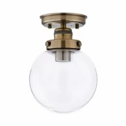 Dunelm Broden Bathroom Flush Fitting Antique Brass 12 Dunelm Broden Bathroom Flush Fitting Antique Brass -Cheap wall lights Store 1000182583 alt05