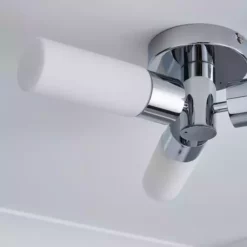 Dunelm Porto 3 Light Bathroom Flush Fitting Chrome -Cheap wall lights Store 1000182586 alt02
