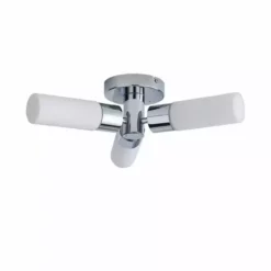 Dunelm Porto 3 Light Bathroom Flush Fitting Chrome -Cheap wall lights Store 1000182586 alt05