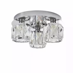 Dunelm Kylie Bathroom 3 Light Flush Fitting 12 Dunelm Kylie Bathroom 3 Light Flush Fitting -Cheap wall lights Store 1000182588 alt05