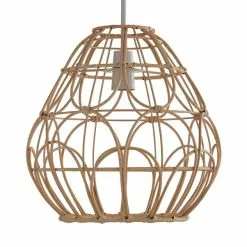 Dunelm Decorative Cane Easy Fit Pendant Natural 11 Dunelm Decorative Cane Easy Fit Pendant Natural -Cheap wall lights Store 1000182786 alt05
