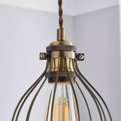 Dunelm Charlie Industrial Bulb Cage -Cheap wall lights Store 1000182917 alt02