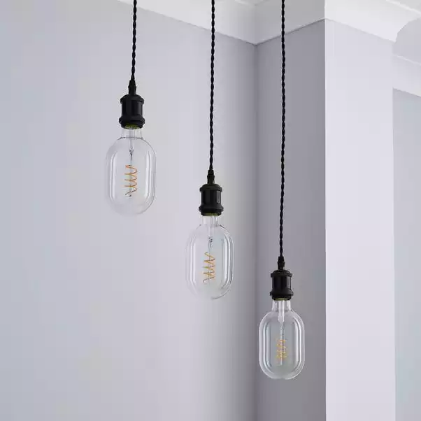 Dunelm Charlie 3 Light Bar Flex Fitting 4 Dunelm Charlie 3 Light Bar Flex Fitting - Image 2