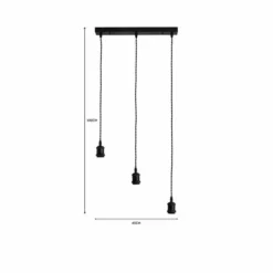 Dunelm Charlie 3 Light Bar Flex Fitting 13 Dunelm Charlie 3 Light Bar Flex Fitting -Cheap wall lights Store 1000182920 alt07