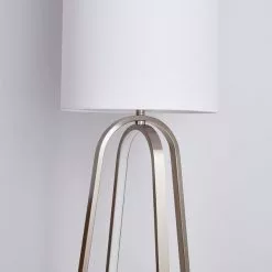 Dunelm Robyn Dual Lit Integrated LED Floor Lamp White -Cheap wall lights Store 1000182924 alt02