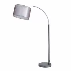 Dunelm Echo Organza Arc Floor Lamp Grey -Cheap wall lights Store 1000182926 alt05