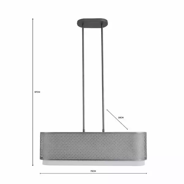 Dunelm Vienna Diner Ceiling Fitting 8 Dunelm Vienna Diner Ceiling Fitting - Image 6