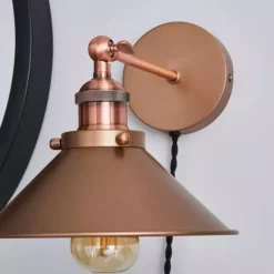 Dunelm Logan Plug-in Wall Light -Cheap wall lights Store 1000183025 alt02