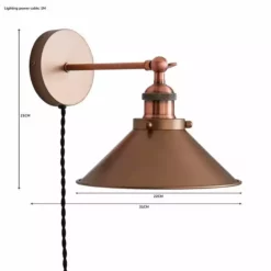 Dunelm Logan Plug-in Wall Light -Cheap wall lights Store 1000183025 alt07