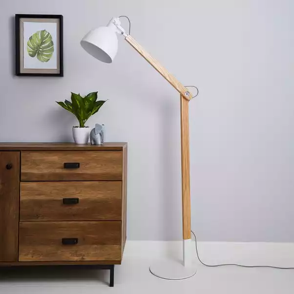 Dunelm Cleo Adjustable Floor Lamp 4 Dunelm Cleo Adjustable Floor Lamp - Image 2