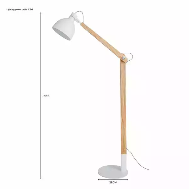 Dunelm Cleo Adjustable Floor Lamp 8 Dunelm Cleo Adjustable Floor Lamp - Image 6