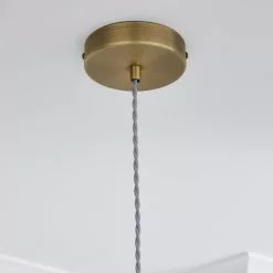 Dunelm Safi Mesh 1 Light Pendant Ceiling Fitting Antique Brass -Cheap wall lights Store 1000183034 alt03