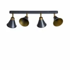 Dunelm Logan 4 Light Grey Spotlight Bar -Cheap wall lights Store 1000183040 alt05