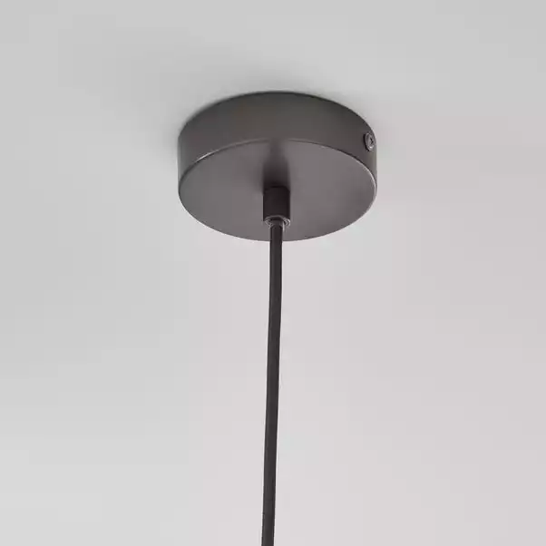 Dunelm Alexis DimpIed Glass 1 Light Pendant Ceiling Fitting 6 Dunelm Alexis DimpIed Glass 1 Light Pendant Ceiling Fitting - Image 4