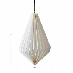 The Edited Life Origami Diamond Paper Easy Fit Pendant 12 The Edited Life Origami Diamond Paper Easy Fit Pendant -Cheap wall lights Store 1000183093 alt04