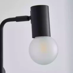 Dunelm Bradford EasyFit Plug In Wall Light Matt Black -Cheap wall lights Store 1000183098 alt02