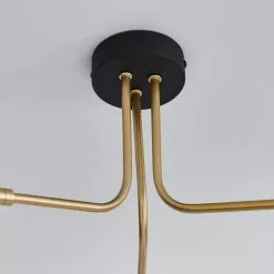 Dunelm Savona 3 Light Ceiling Fitting Black -Cheap wall lights Store 1000183099 alt03