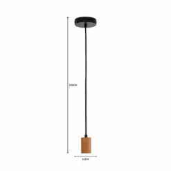 Dunelm Aliya Flex Fitting Wooden -Cheap wall lights Store 1000183103 alt07