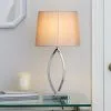 Dunelm Como Table Lamp Chrome Shade