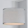 Ripple Lamp Shade 30cm Silver