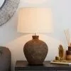 Dunelm Santiago Large Washed Urn Table Lamp -Cheap wall lights Store 30144778