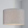 Dunelm Carrie Textured Lamp Shade 30cm Grey -Cheap wall lights Store 30169053