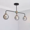 Dunelm Tanner 3 Light Black Bar Ceiling Fitting