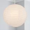 Dunelm Paper Lantern 30cm White Easy Fit Pendant -Cheap wall lights Store 30243888