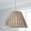 Dunelm Valerie Pleat Candle Lamp Shade -Cheap wall lights Store 30244172