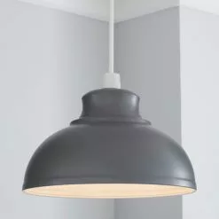 Dunelm Galley Grey Easy Fit Pendant