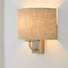 Dunelm Preston Ivory Linen Shaded Wall Light 1 Dunelm Preston Ivory Linen Shaded Wall Light -Cheap wall lights Store 30274337