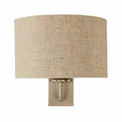 Dunelm Preston Ivory Linen Shaded Wall Light -Cheap wall lights Store 30274337 alt04