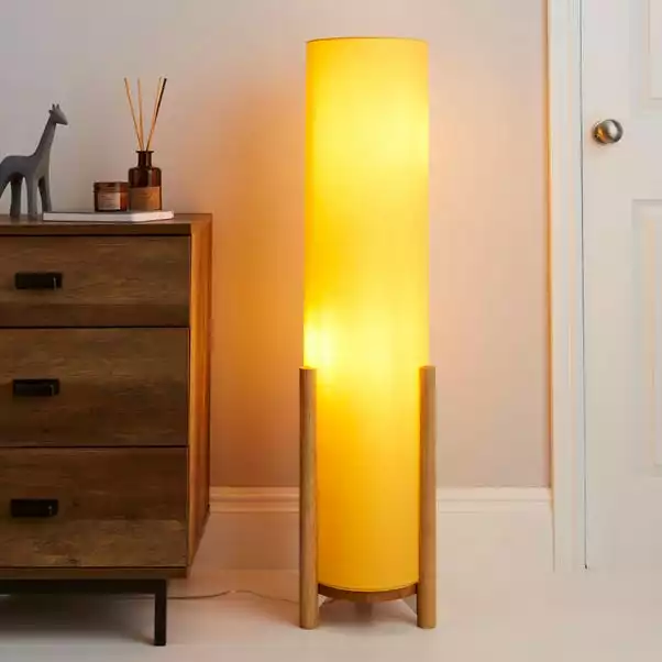 Elements Bjorn Ochre Floor Lamp 3 Elements Bjorn Ochre Floor Lamp