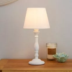 Dunelm Tofty Mini Ivory Table Lamp