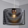 Dunelm Kiel Black Easy Fit Pendant