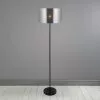 Dunelm Volos Shiny Black Floor Lamp -Cheap wall lights Store 30575605