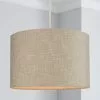 Dunelm Boucle Lamp Shade 35cm Natural -Cheap wall lights Store 30579858
